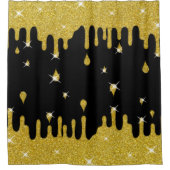 Glitter-effect en spaarpjes uitstrijken douchegordijn (Voorkant)