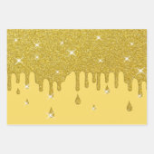 Glitter-effect en spaarpjes uitstrijken inpakpapier vel (Voorkant 2)