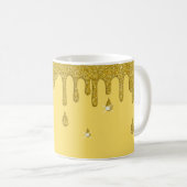 Glitter-effect en spaarpjes uitstrijken koffiemok (Voorkant rechts)