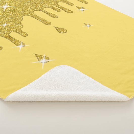 Glitter-effect en spaarpjes uitstrijken sherpa deken (3/4)