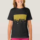 Glitter-effect en spaarpjes uitstrijken t-shirt (Voorkant)