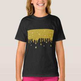 Glitter-effect en spaarpjes uitstrijken t-shirt