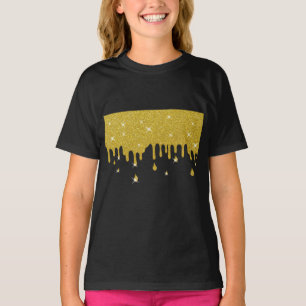 Glitter-effect en spaarpjes uitstrijken t-shirt