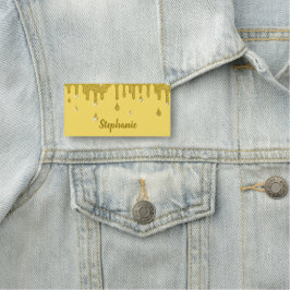 Glitter-effect op maat en spaarpjes naamplaatje