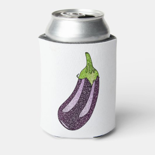 Glitter Eggplant Blikjeskoeler (Blikje Achterkant)