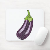 Glitter Eggplant Muismat (Met muis)