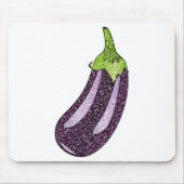 Glitter Eggplant Muismat (Voorkant)