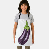 Glitter Eggplant Schort (Insitu)