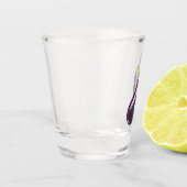Glitter Eggplant Shot Glas (Links)