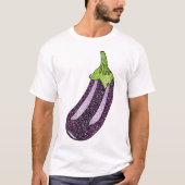 Glitter Eggplant T-shirt (Voorkant)