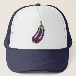 Glitter Eggplant Trucker Pet