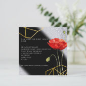 Glitter Elegant Het spijt me Kaart van excuses (Staand voorkant)