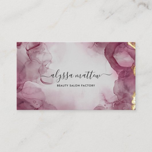 Glitter Elegant Modern Calligrafiescript Aangepast Visitekaartje (Voorkant)