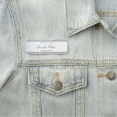 Glitter Elegant Sjabloon Naamplaatje (In situ)