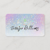 Glitter Elegant Sparkles Beauty Glam Visitekaartje (Voorkant)