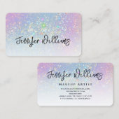 Glitter Elegant Sparkles Beauty Glam Visitekaartje (Voorkant / Achterkant)