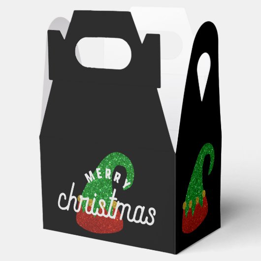 Glitter Elf Pet Bedankdoosjes (Geopend)