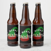 Glitter Elf Pet Bier Etiket (Flessen)