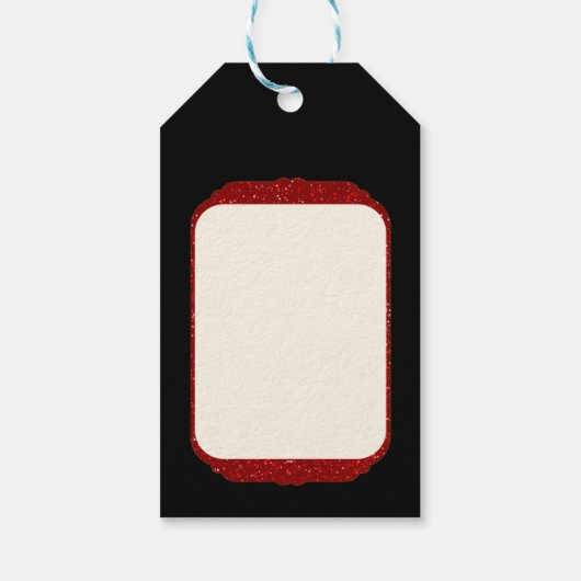 Glitter Elf Pet Cadeaulabel (Achterkant)