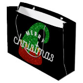 Glitter Elf Pet Groot Cadeauzakje (Achterkant Gekanteld)