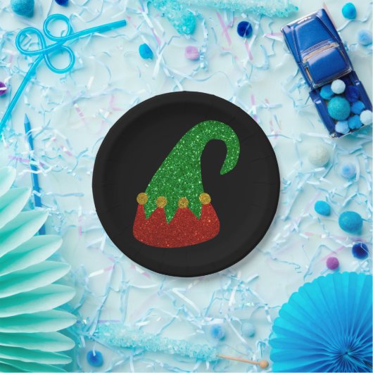 Glitter Elf Pet Papieren Bordje (Feest)