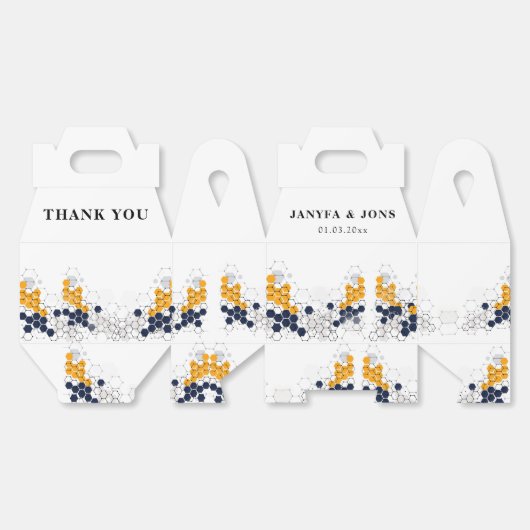 glitter eligine bedankdoosjes (Ongevouwen)