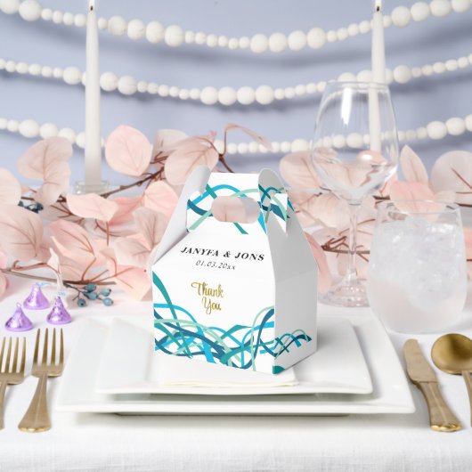 glitter eligine bedankdoosjes (Huwelijk)