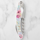 Glitter en bloemen kurkentrekker (Achterkant)