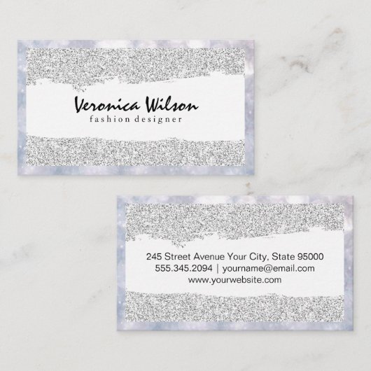 Glitter en Boke Visitekaartje (Voorkant / Achterkant)