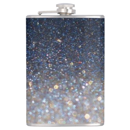 Glitter en Bokeh Heupfles (Voorkant)