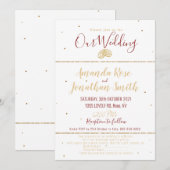 Glitter en Bourgogne, uitnodiging voor het trekken (Voorkant / Achterkant)