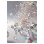 Glitter en diamanten klembord (Achterkant)