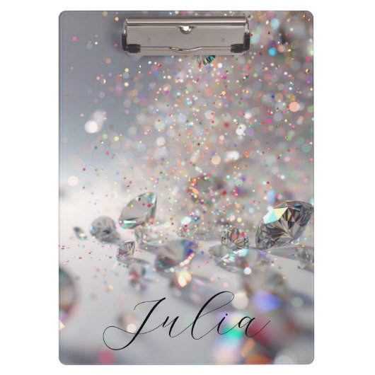 Glitter en diamanten klembord (Voorkant)