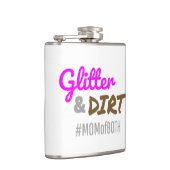 Glitter en Dirt Ma van Beide Moeder Goft Heupfles (Rechts)