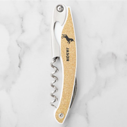 Glitter en eenhoorn kurkentrekker (Voorkant)