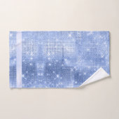 Glitter en glans patroon Blauw ID671 Bad Handdoek (Handdoek)