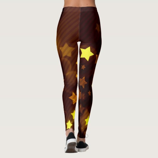 Glitter en Glow Sable en Gold Stars Leggings (Achterkant)