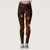 Glitter en Glow Sable en Gold Stars Leggings (Voorkant)