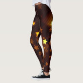Glitter en Glow Sable en Gold Stars Leggings (Links)