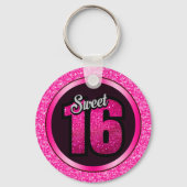 Glitter en grijs sleutelhanger (Voorkant)