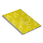 Glitter en libellen gepersonaliseerd notitieboek (Rechterzijde)