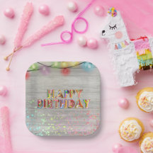 Glitter en Lights Happy Birthday