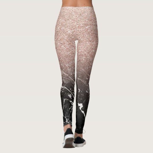 Glitter en Marble Leggings (Achterkant)