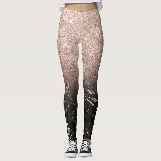 Glitter en Marble Leggings (Voorkant)