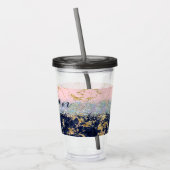 Glitter en marmer gepersonaliseerd acryl drinkbeker (Links)