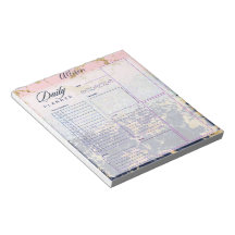 Glitter- en marmer-gepersonaliseerde dagplanner