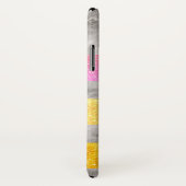 Glitter en marmer met monogram Case-Mate iPhone case (Achterkant / rechts)