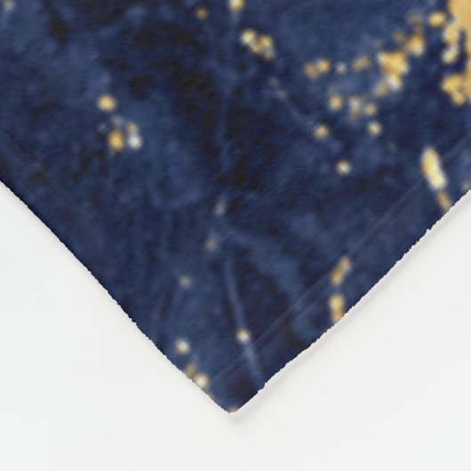 Glitter en marmer op maat fleece deken (Hoek)