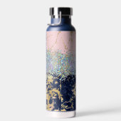 Glitter en marmer op maat waterfles (Rechts)