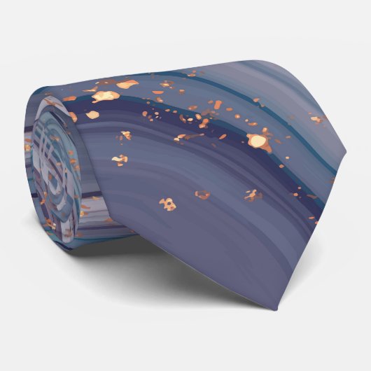 Glitter en marmer stropdas (Opgerold)